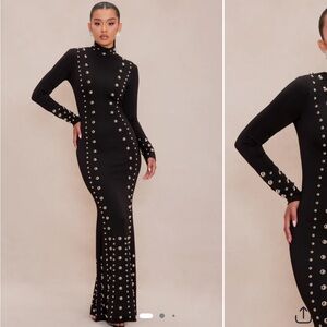 NWT! Vixen Studded Maxi Dress